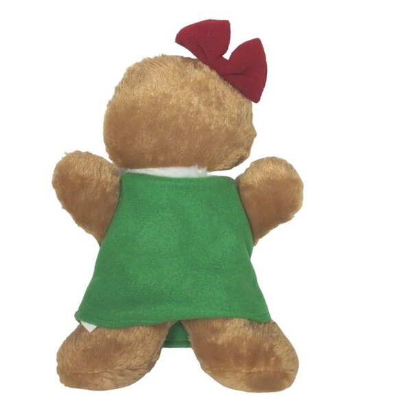 Kellytoy Gingerbread Girl Christmas Plush Stuffed Animal 13" - Picture 2 of 4
